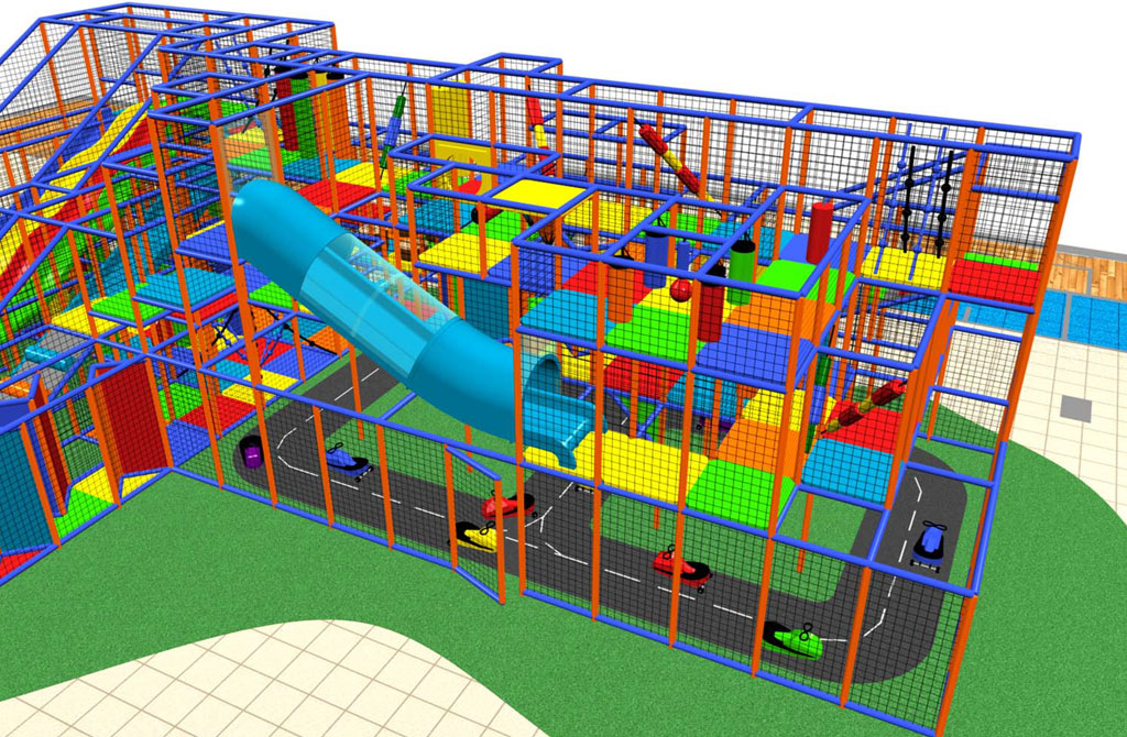 irec kids indoor playground for resorts